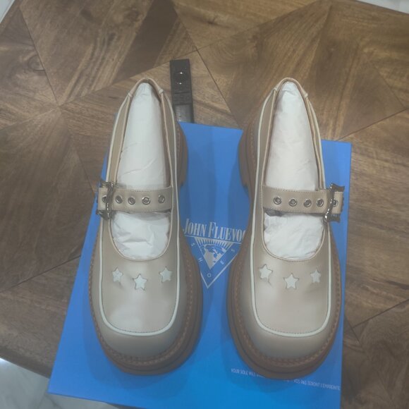 John Fluevog FV3 style shoes size 12 W 10 M New